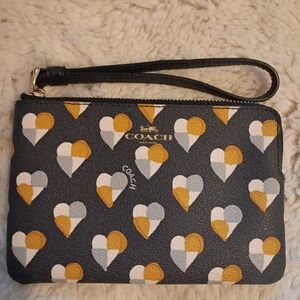 Coach Limited Edition Checkered Wristlet NWOT
